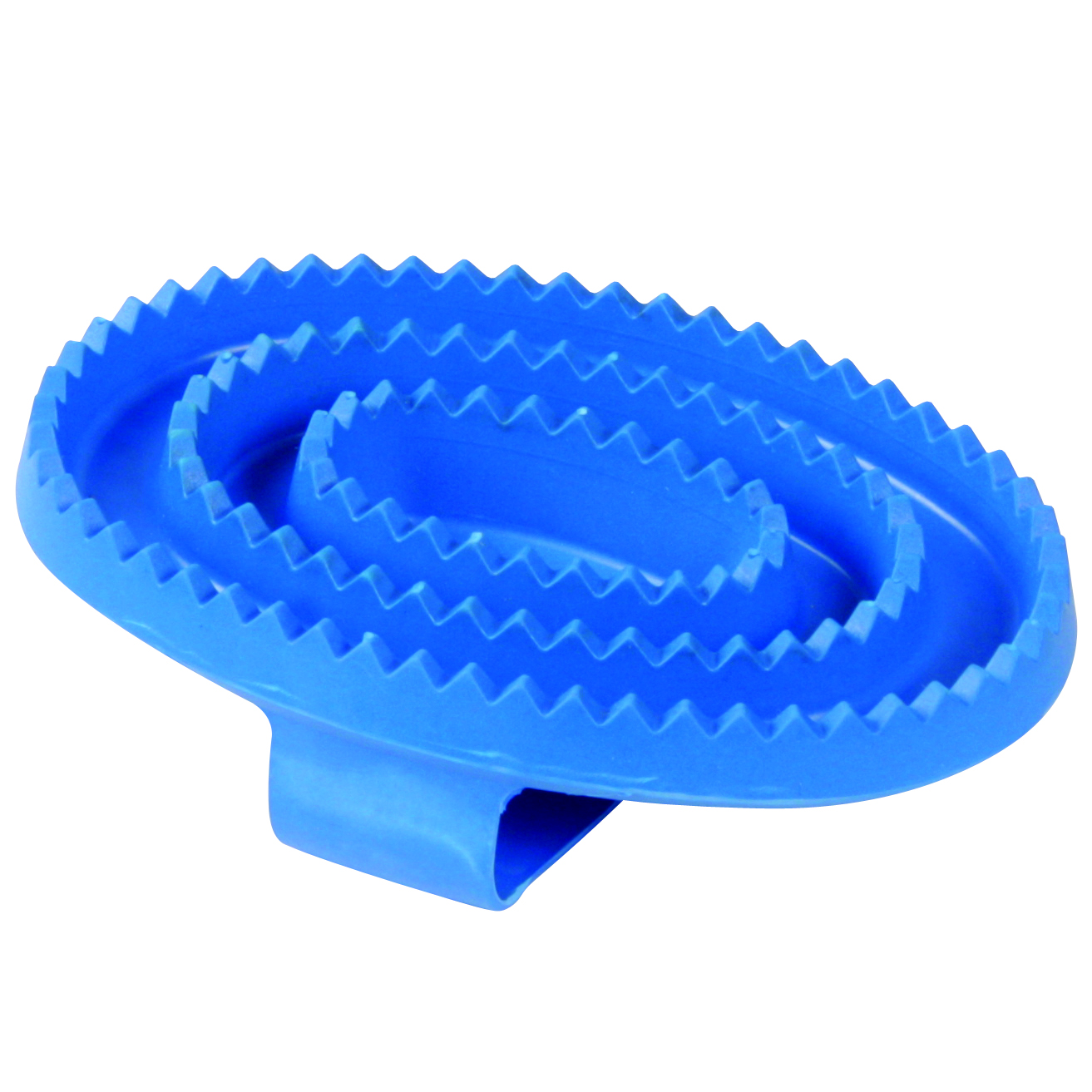 Waldhausen Rosborstel Rubber - Paard - Blauw - 16 cm