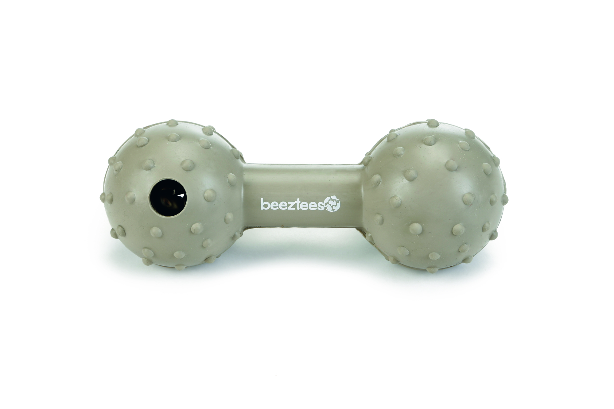 Beeztees Halter en Bel  - Kauwspeelgoed - Hond - beige - 20.5x6x20 cm Beeztees Halter en Bel  - Kauwspeelgoed - Hond - beige - 20.5x6x20 cm