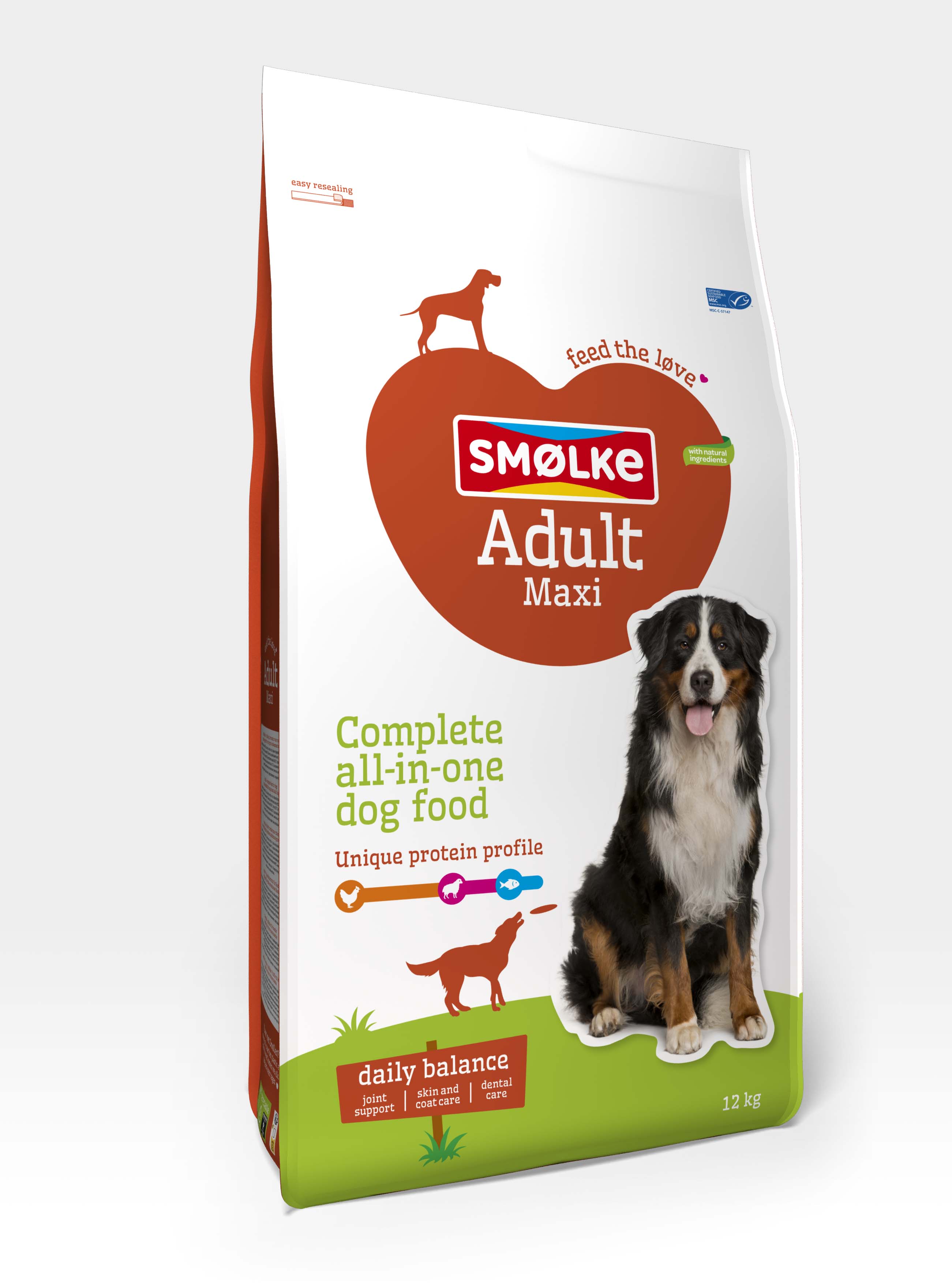 Smölke Adult Maxi - Hondenvoer - 12 - kip, lam, vis