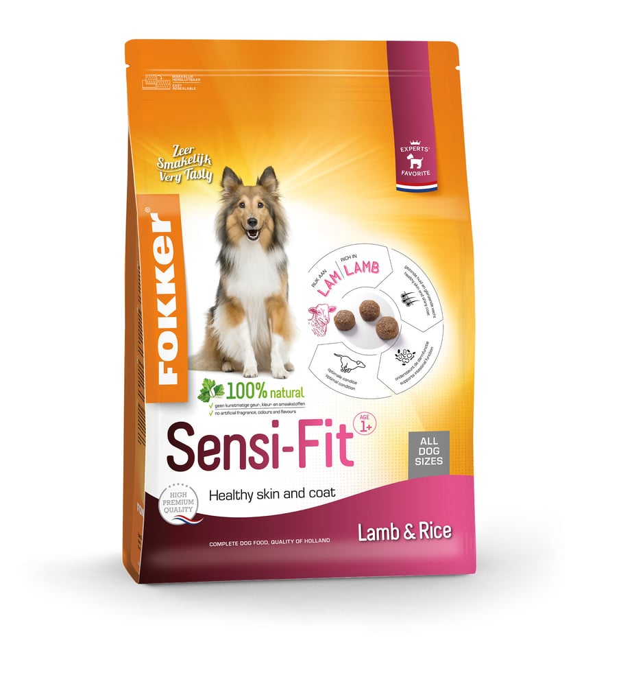 Fokker Sensi-Fit - Hondenvoer - 13.00 - lam, rijst