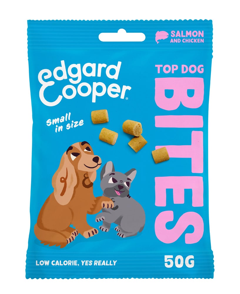 Edgard en Cooper Bites Adult Small - Hondensnack - 50 - kip, zalm - S Edgard en Cooper Bites Adult Small - Hondensnack - 50 - kip, zalm - S