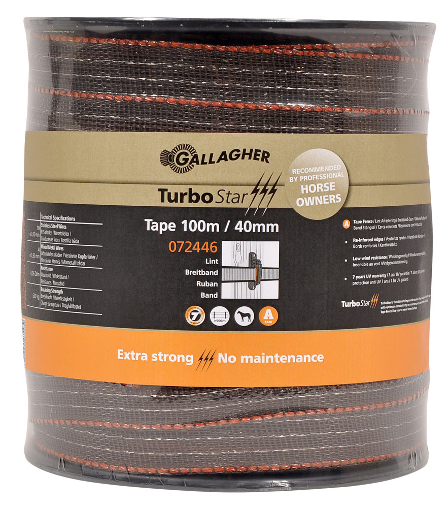 Gallagher Turbostar Lint  - Geleiders - 22 cm - 100 - Terra - 21 cm - 10000 cm Gallagher Turbostar Lint  - Geleiders - 22 cm - 100 - Terra - 21 cm - 10000 cm