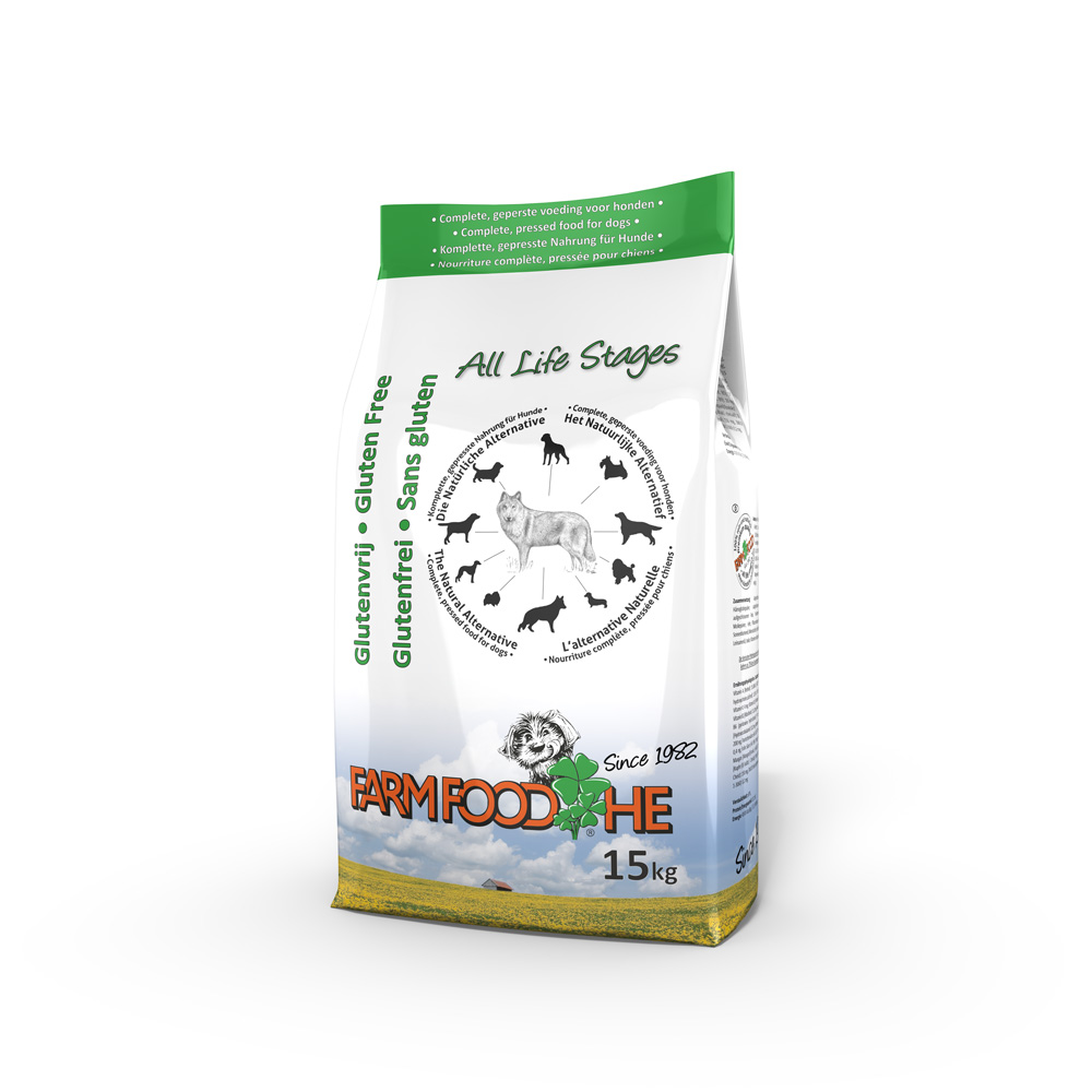 Farm Food HE Glutenvrij Standaard - Hondenvoer - 15 - Onbekend Farm Food HE Glutenvrij Standaard - Hondenvoer - 15 - Onbekend