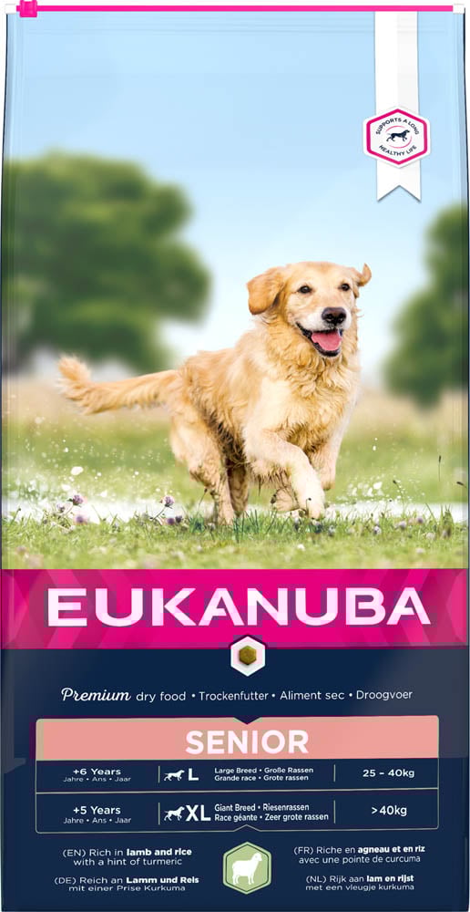 Eukanuba Senior Premium - Hondenvoer - Lam - 12 kg Eukanuba Senior Premium - Hondenvoer - Lam - 12 kg