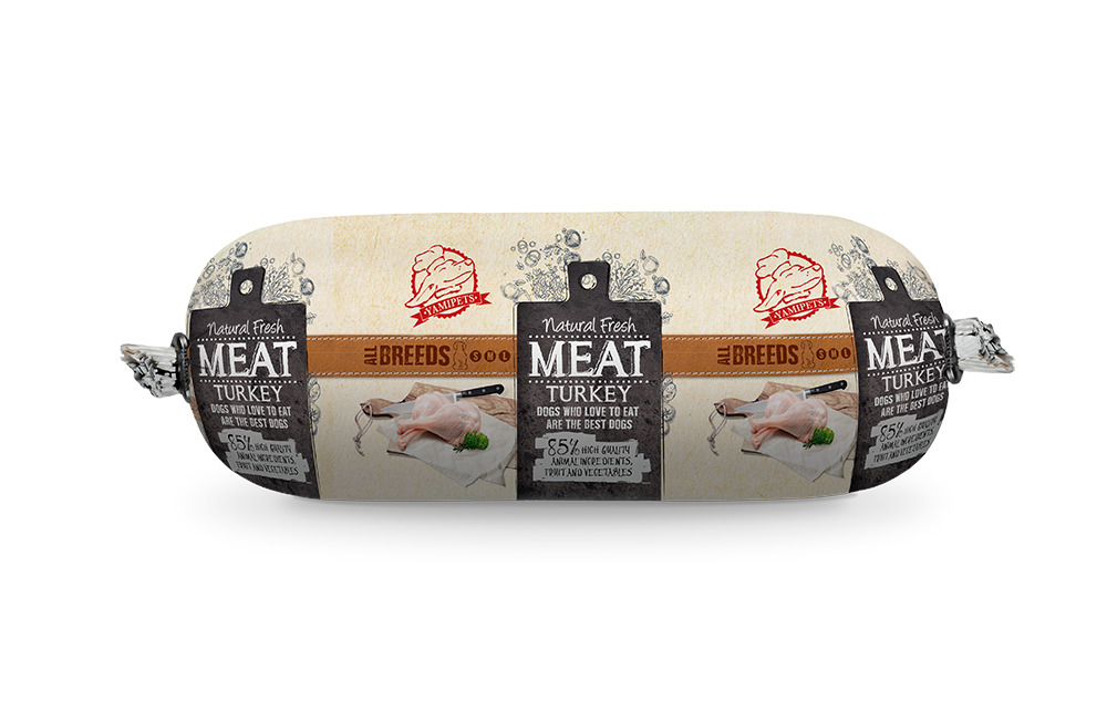 Natural Fresh Meat Worst - Hondenvoer - 250 - kalkoen Natural Fresh Meat Worst - Hondenvoer - 250 - kalkoen
