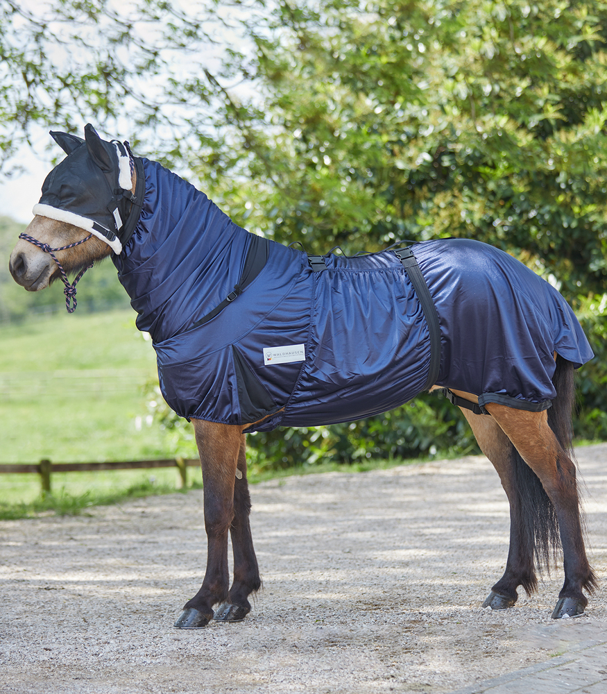 Waldhausen - Eczeemdeken - Paardendeken - 1.00 cm - Blauw - 1.00 cm - 165/215 - 1.00 cm
