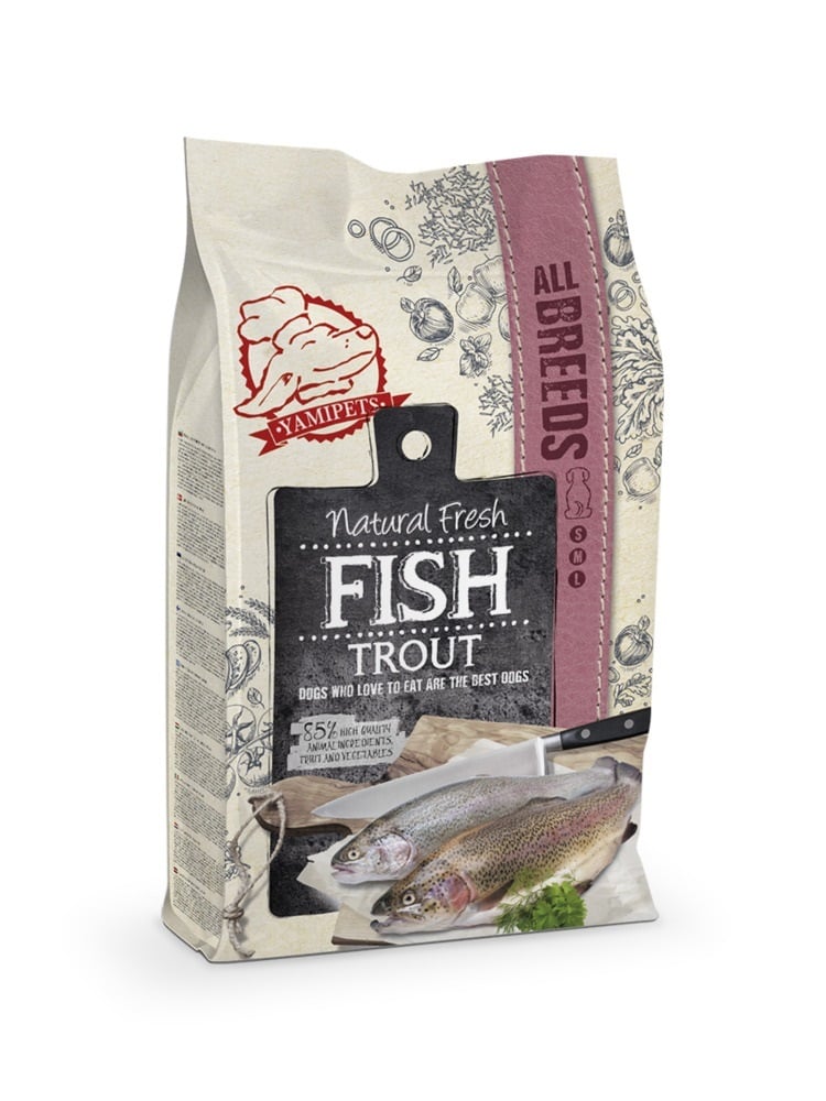 Natural Fresh Fish Adult - Hondenvoer - 12 - forel Natural Fresh Fish Adult - Hondenvoer - 12 - forel
