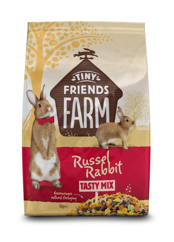 Tiny Friends Farm Russel Rabbit - Konijnenvoer - 5 Tiny Friends Farm Russel Rabbit - Konijnenvoer - 5
