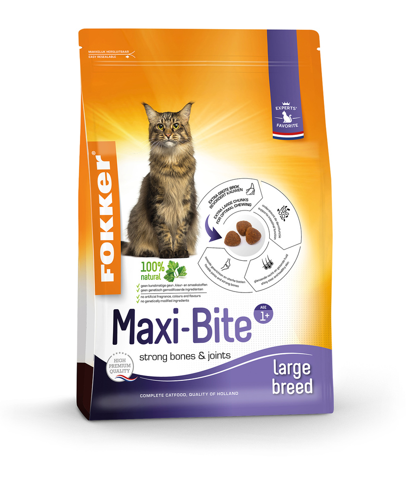 Fokker Maxi-Bite - Kattenvoer - 10.00 - rijst, kip