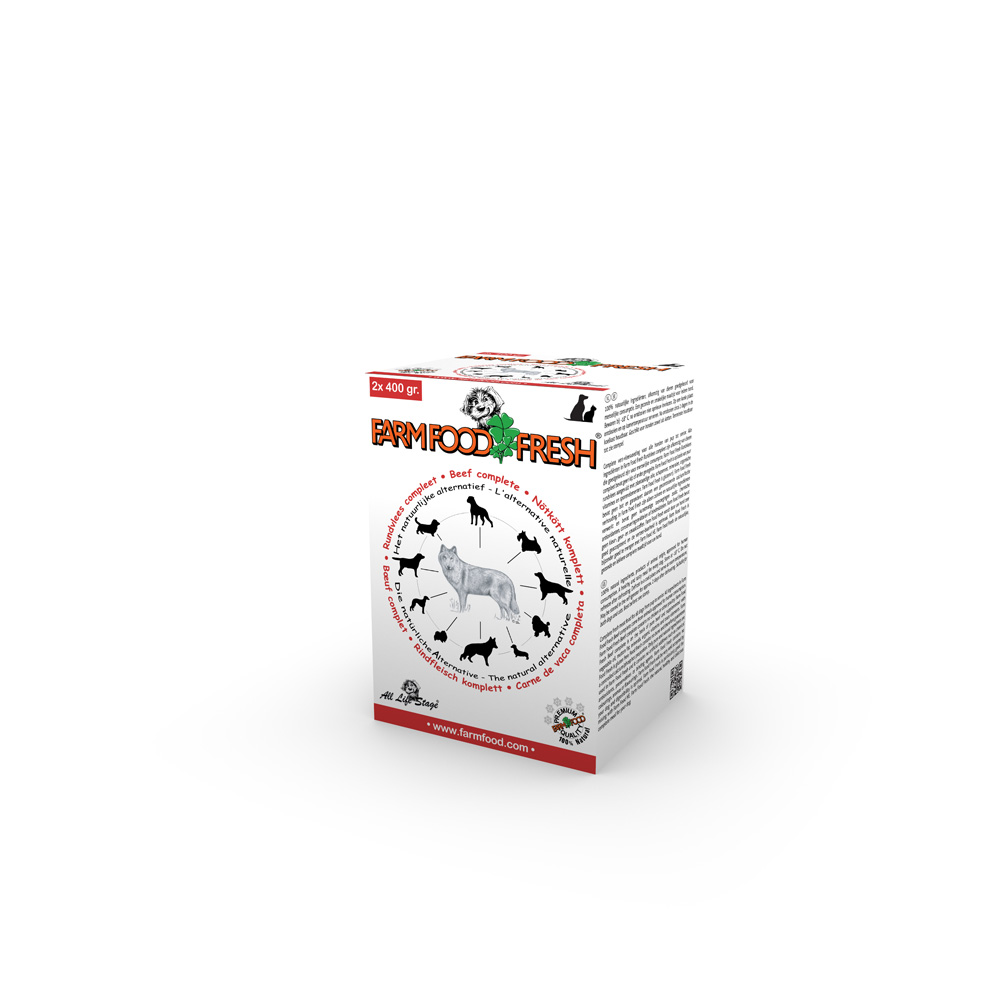 Farm Food Fresh  - Hondenvoer - 800.00 - rund