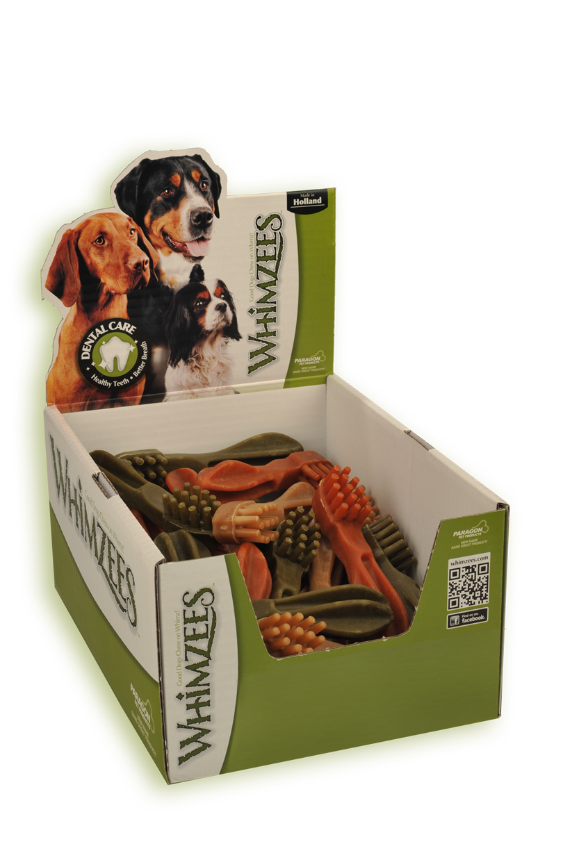 WHIMZEES Tandenborstel - Hondensnack - plantaardig - L WHIMZEES Tandenborstel - Hondensnack - plantaardig - L