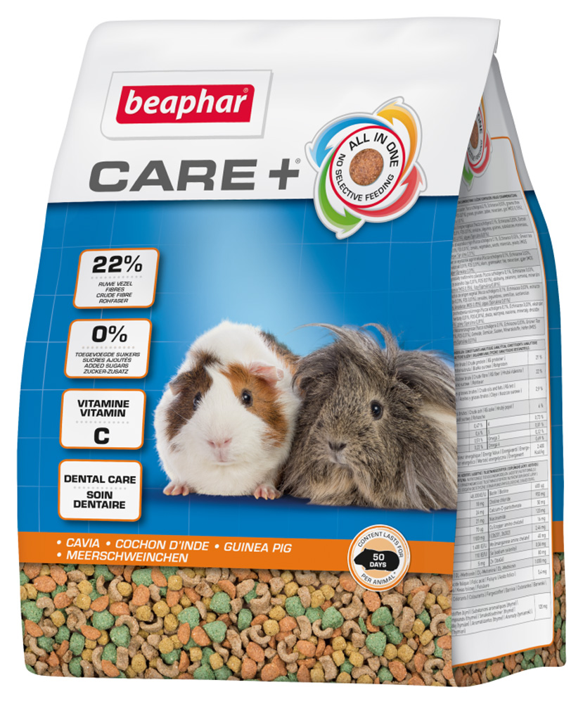 Beaphar Care + Cavia - Caviavoer - 1.5 Beaphar Care + Cavia - Caviavoer - 1.5