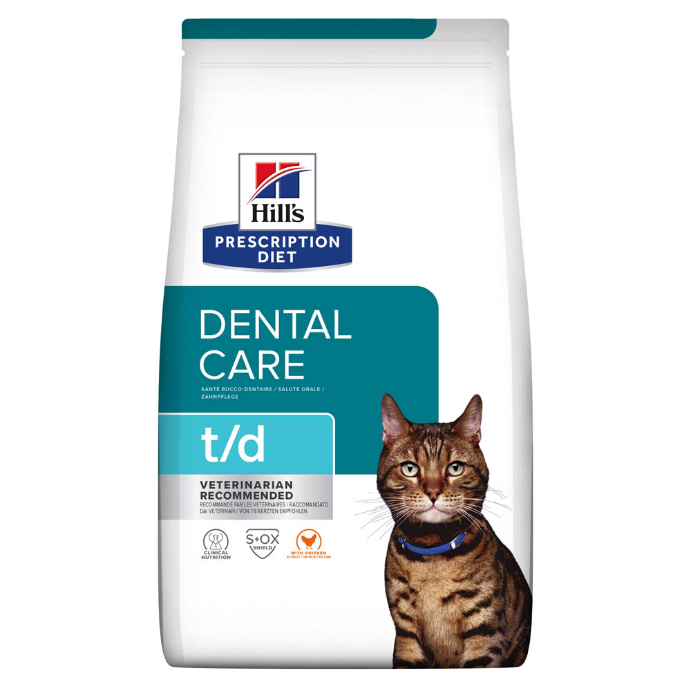 Hill's Prescription Diet Dental Care t/d - Kattenvoer - Kip - 3 kg