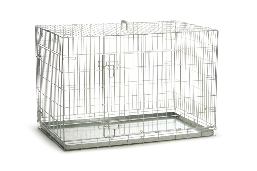 Beeztees 2-deurs - Hondenbench - Verzinkt - 75x113.5x69 cm - XXL Beeztees 2-deurs - Hondenbench - Verzinkt - 75x113.5x69 cm - XXL