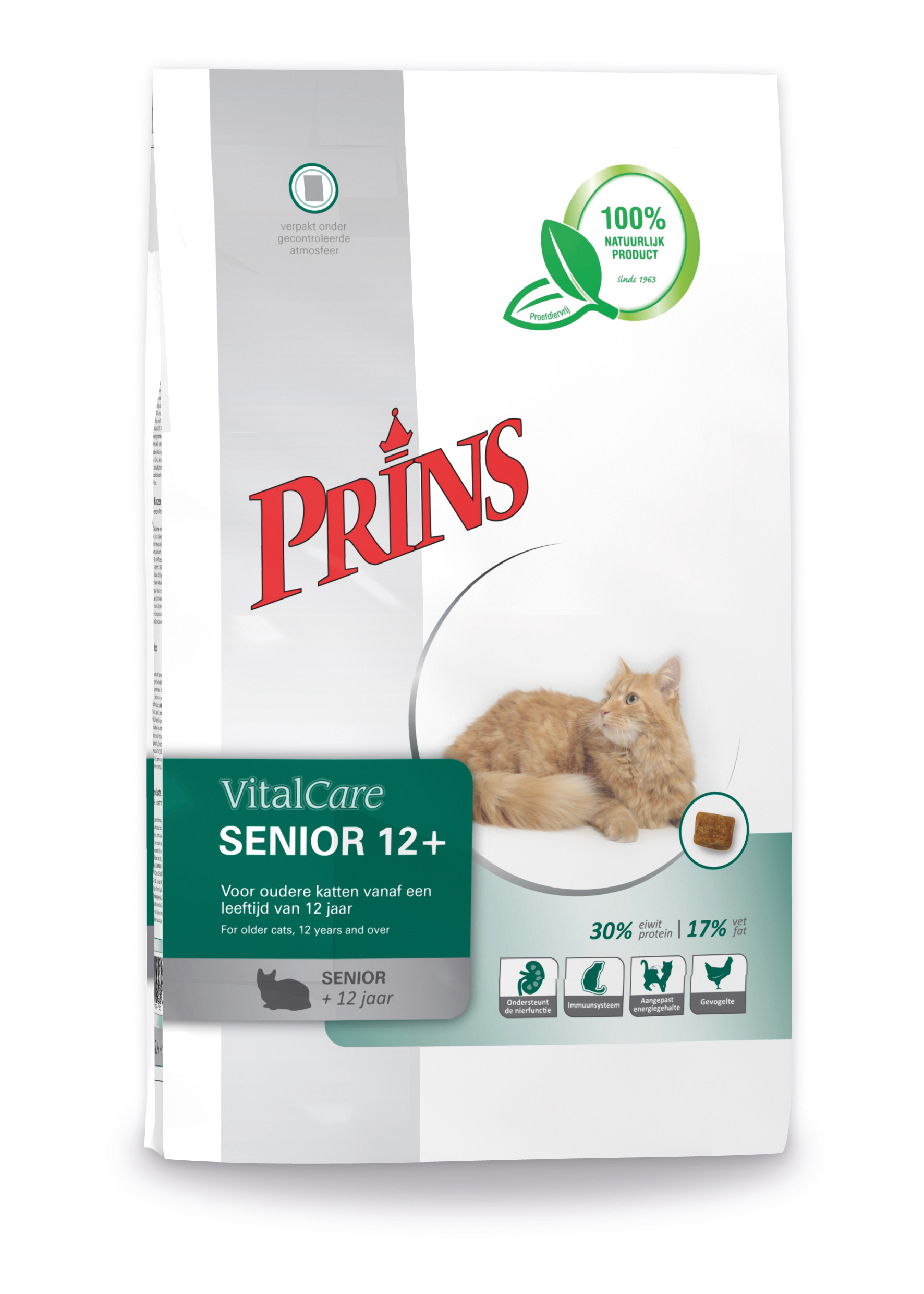 Prins Vital Care Senior 12+ - Kattenvoer - 1500.00 - kruiden