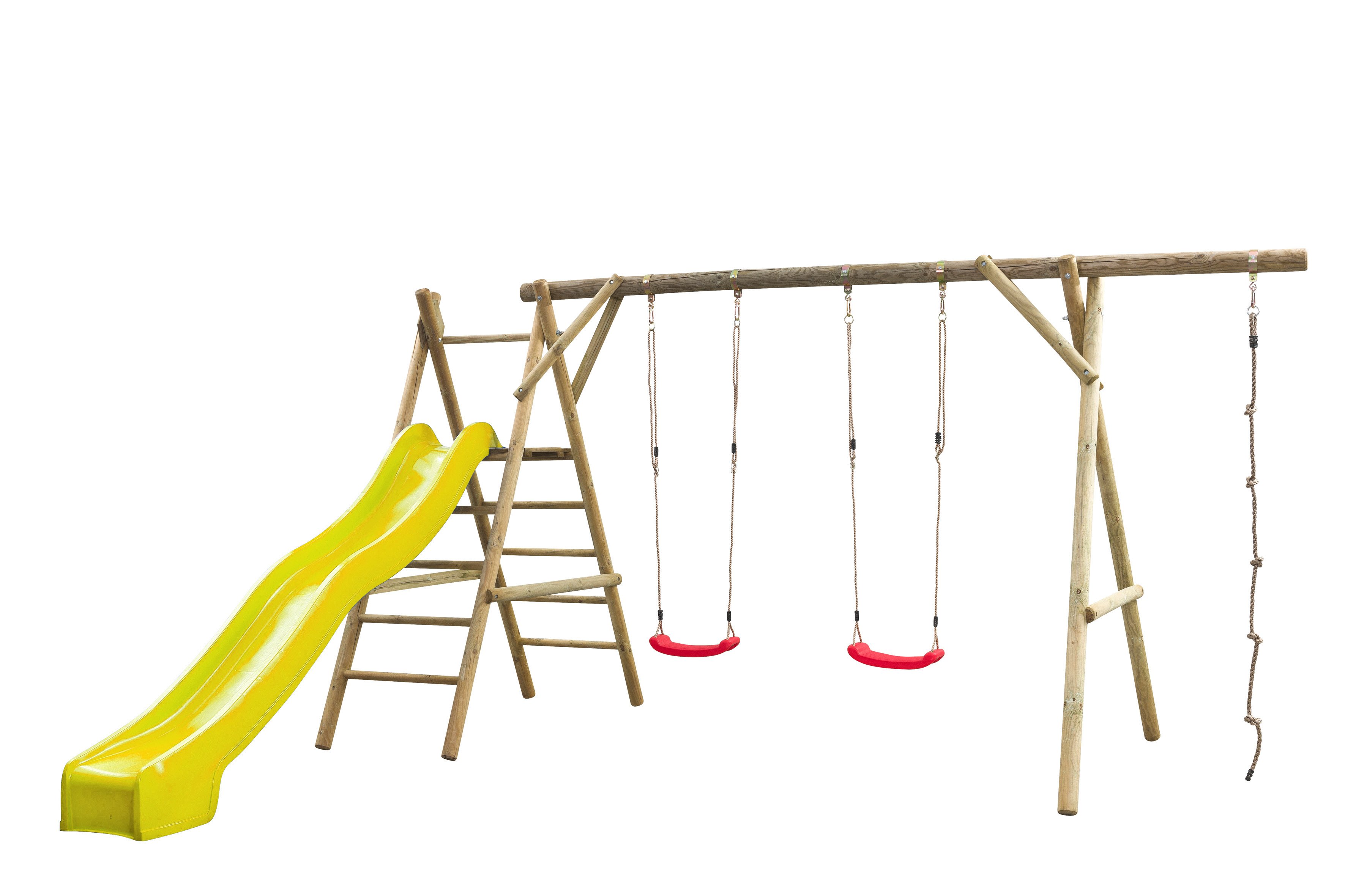 Swing King Noortje - Speeltoestel - Geel - Hout