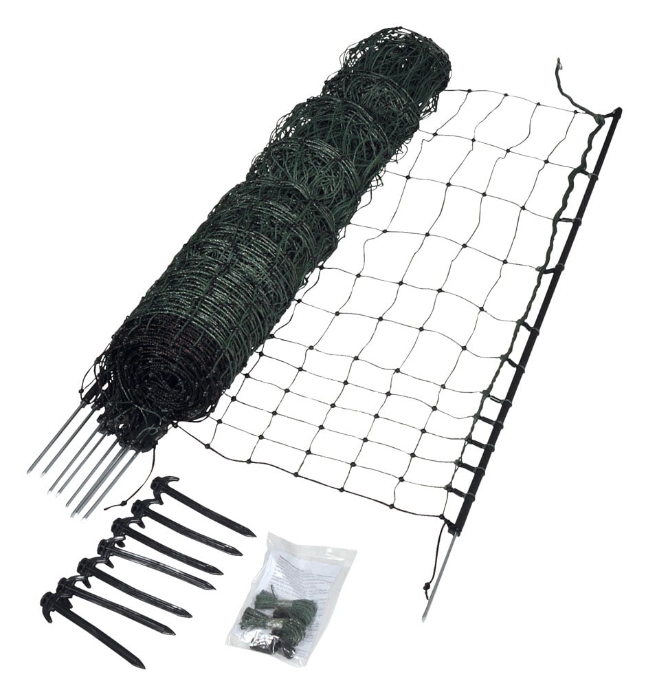 Gallagher Kippennet Enkele Pen - Afrasteringsnetten - 21 cm - Groen - 130 cm - 2500 cm Gallagher Kippennet Enkele Pen - Afrasteringsnetten - 21 cm - Groen - 130 cm - 2500 cm