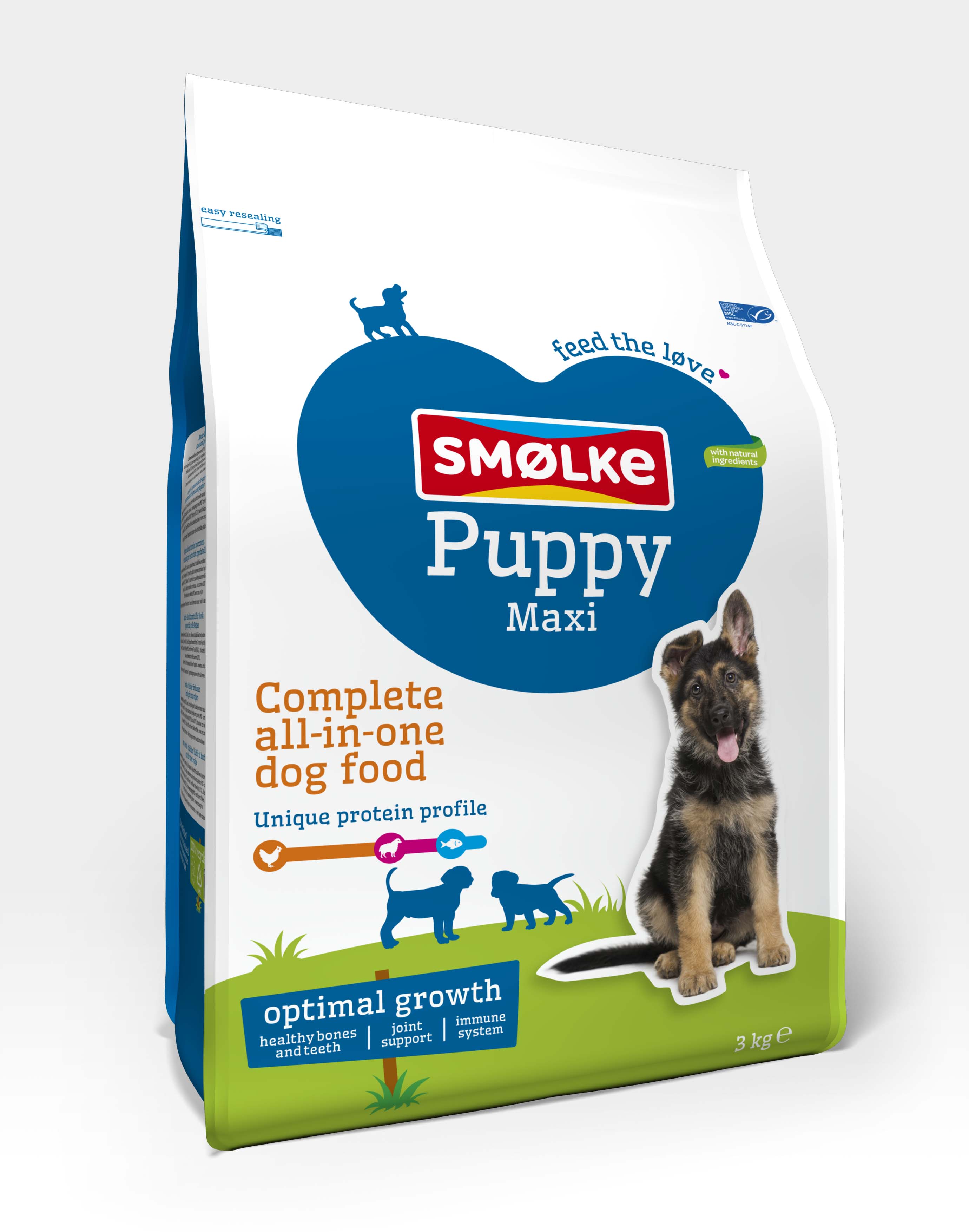 Smölke Puppy Maxi - Hondenvoer - 3.00 - kip, lam, vis
