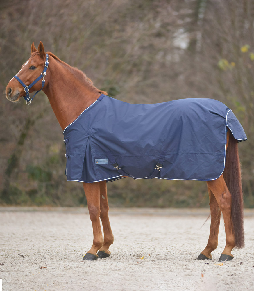 Waldhausen Comfort - Regendeken - Paardendeken - 1.00 cm - Blauw - 1.00 cm - 95/145 - 1.00 cm