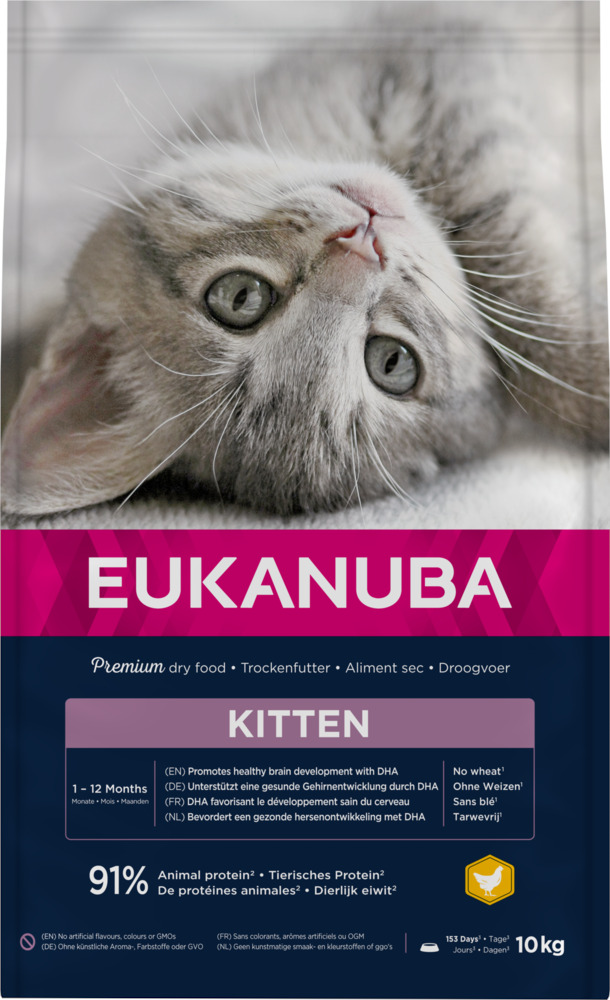 Eukanuba Kitten - Kattenvoer - 10 - kip Eukanuba Kitten - Kattenvoer - 10 - kip