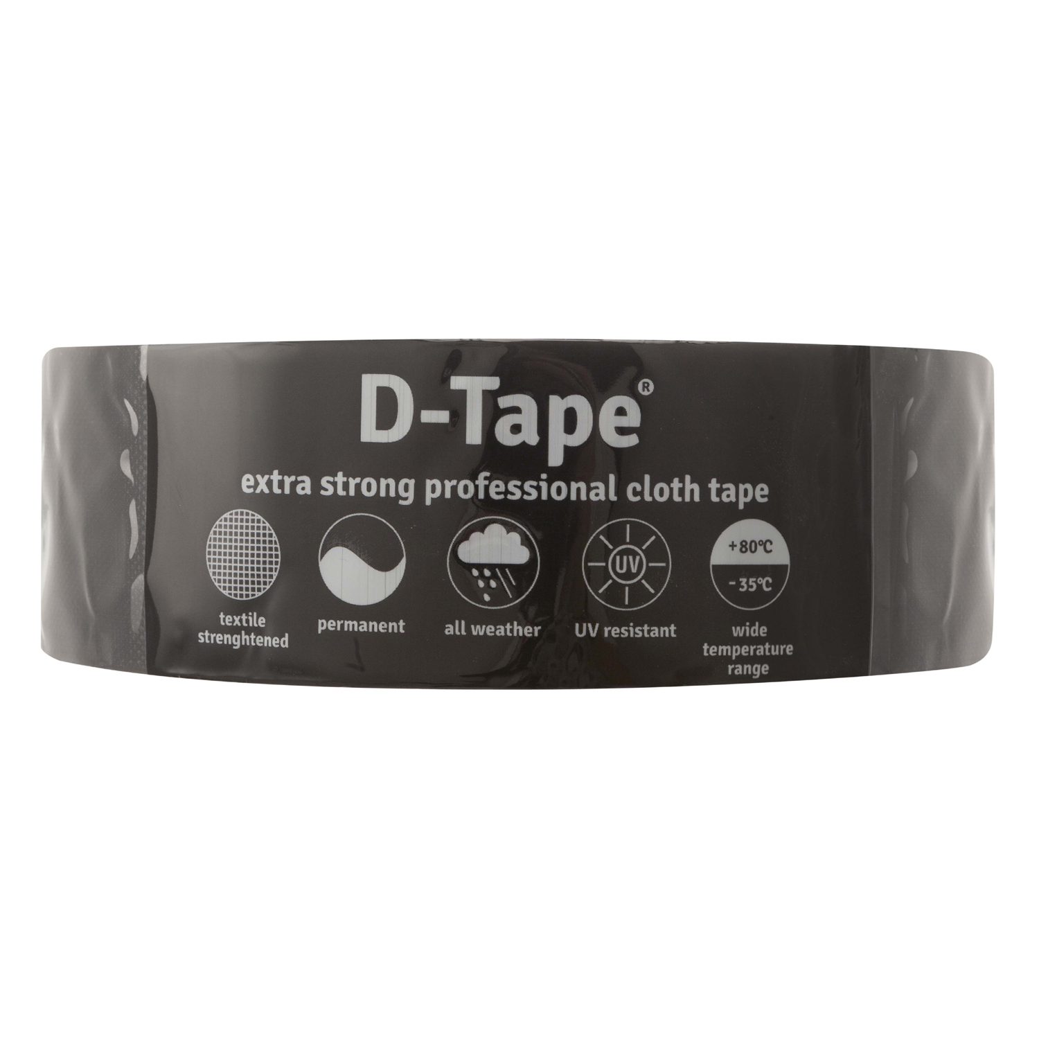 Deltafix D-tape Permanent 50mm 50m - Tape - Zwart - 16x5x16 cm - 50 cm Deltafix D-tape Permanent 50mm 50m - Tape - Zwart - 16x5x16 cm - 50 cm