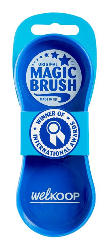 Welkoop Magic Brush - Borstel - Blauw - 3.5x6.5x18.5 cm Welkoop Magic Brush - Borstel - Blauw - 3.5x6.5x18.5 cm