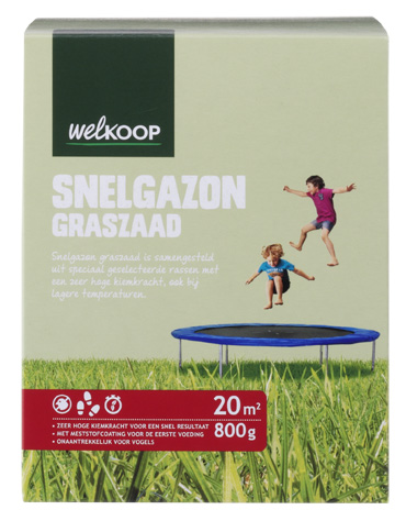 Welkoop Snelgazon - Graszaad - 20m2