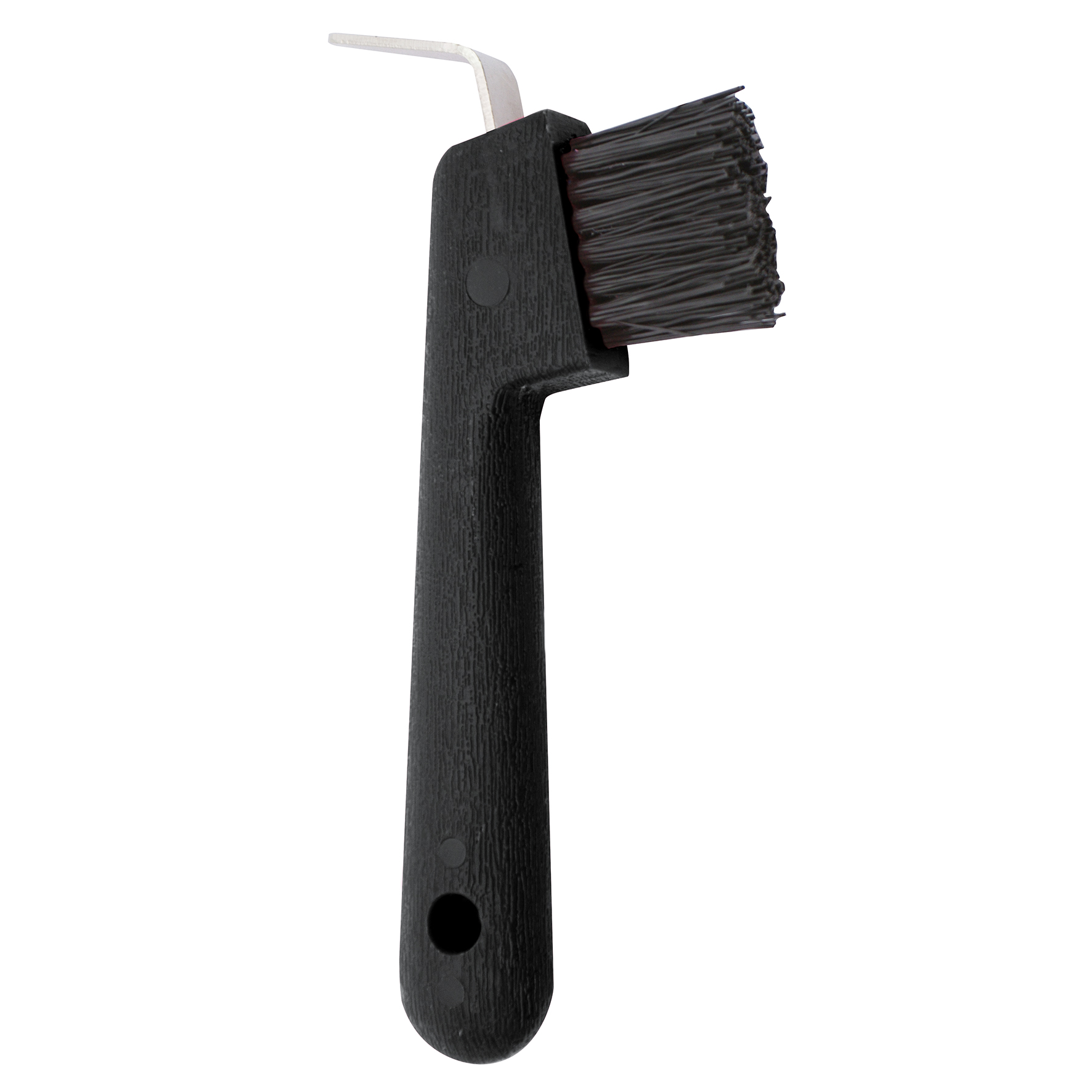 Waldhausen Hoevenkrabber met Borstel - Paard - 2.00 cm - Zwart - 5.00 cm - 2.00 cm