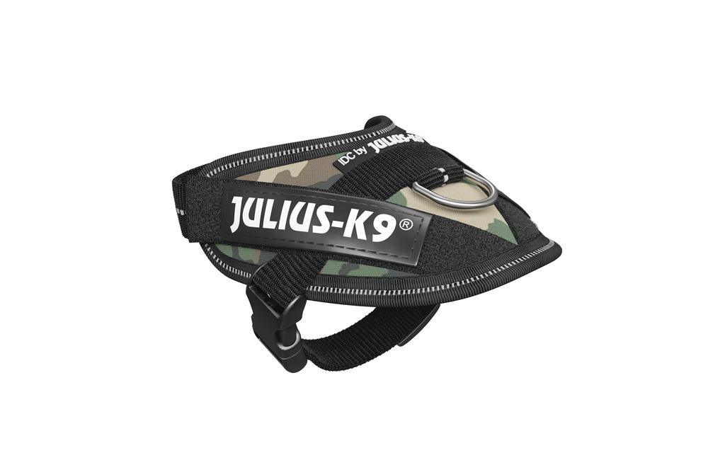 Julius K9 IDC - Hondentuig - 30.00 cm - groen/grijs - 1.00 cm - Baby 1 - 15.00 cm