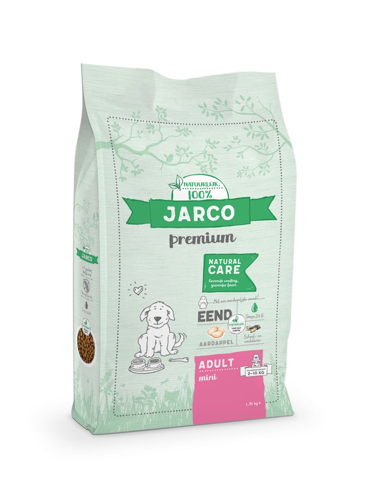 Jarco Dog Mini Adult - Hondenvoer - Eend - 1,75 kg