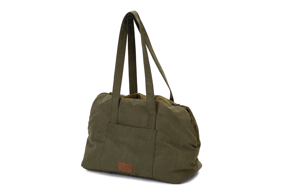 Designed by Lotte Bundu - Draagtas Hond - groen Designed by Lotte Bundu - Draagtas Hond - groen