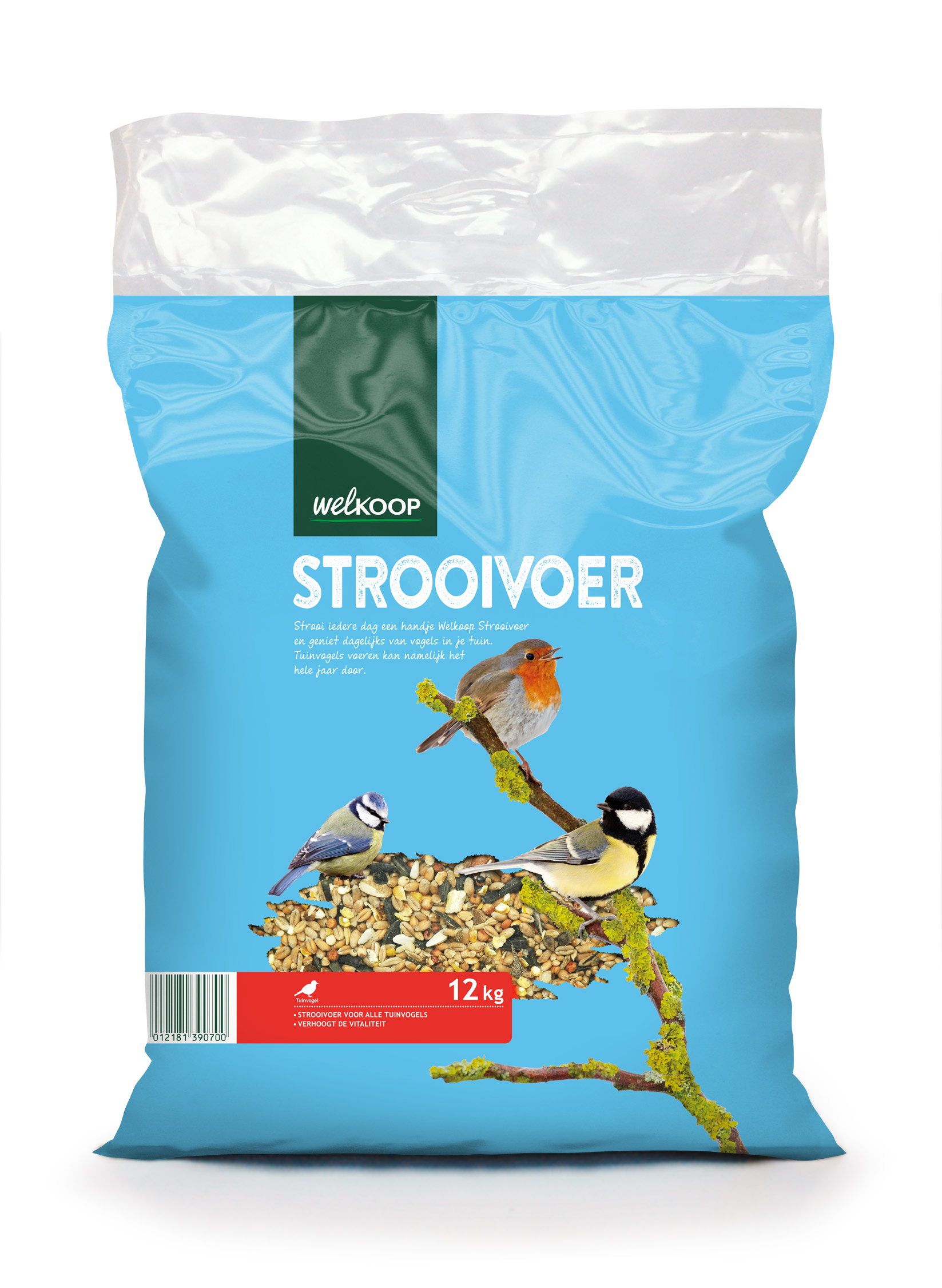 Welkoop Strooivoer - Tuinvogelvoer - 12 - Zadenmix Welkoop Strooivoer - Tuinvogelvoer - 12 - Zadenmix