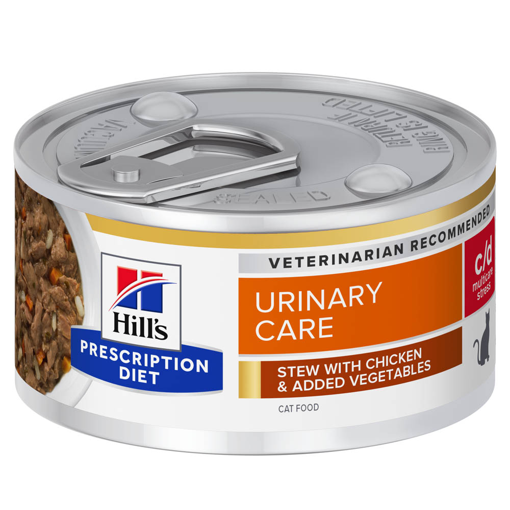 Hill's Prescription Diet Urinary Care c/d Multicare Stress - Kattenvoer - 82 - groente, kip Hill's Prescription Diet Urinary Care c/d Multicare Stress - Kattenvoer - 82 - groente, kip