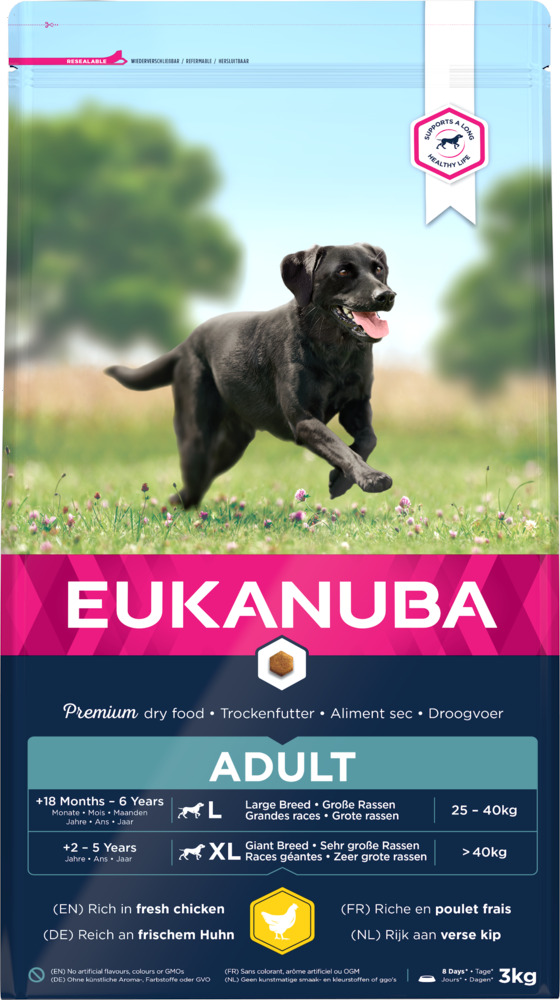 Eukanuba Active Adult Large - Hondenvoer - 3 - kip Eukanuba Active Adult Large - Hondenvoer - 3 - kip