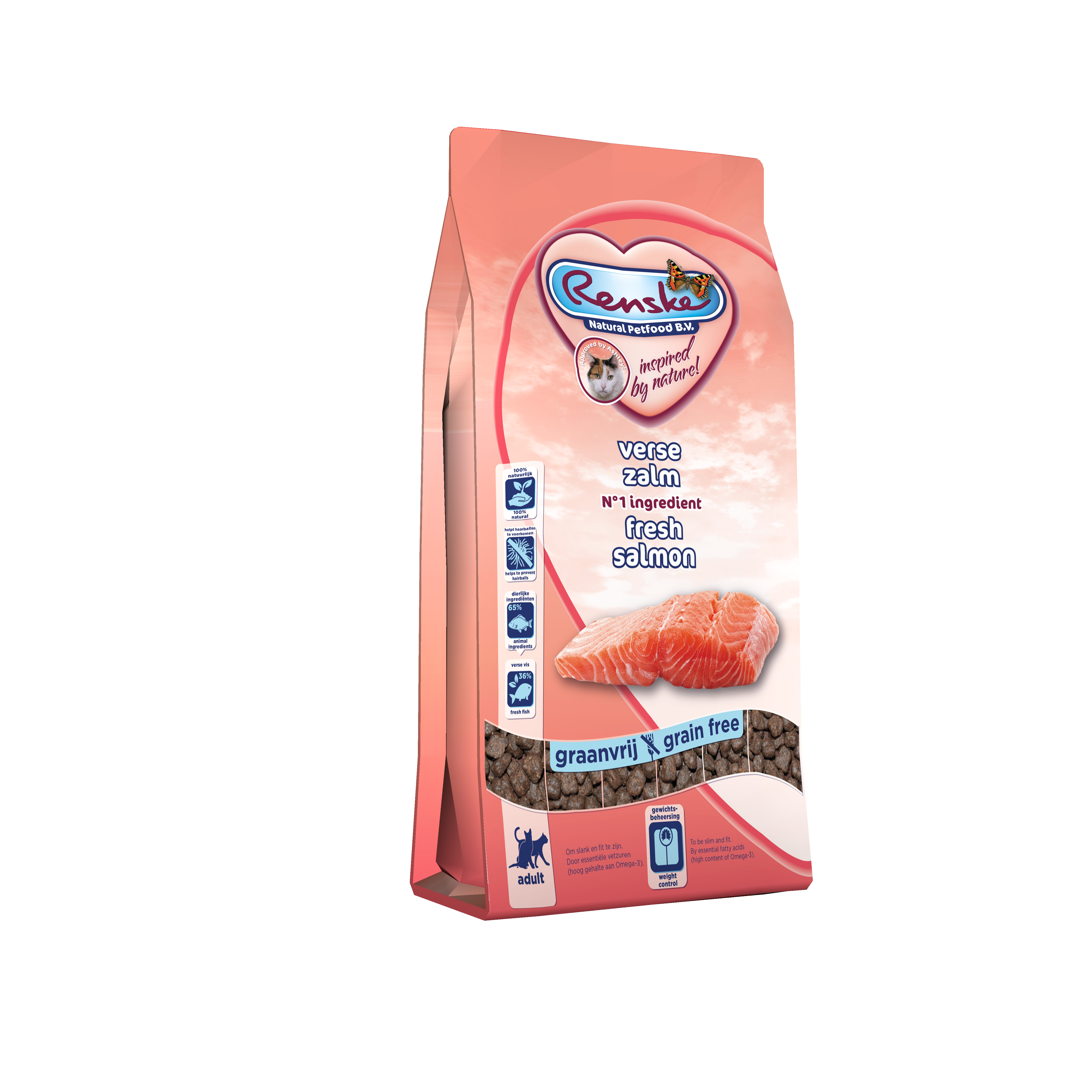 Renske Premium Adult - Kattenvoer - Zalm - 6 kg