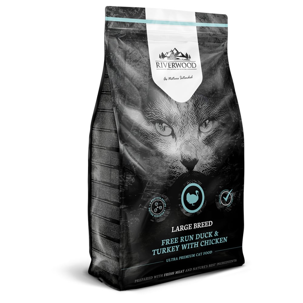 Riverwood Large Breed - Kattenvoer - 2.00 - kalkoen, kip, eend