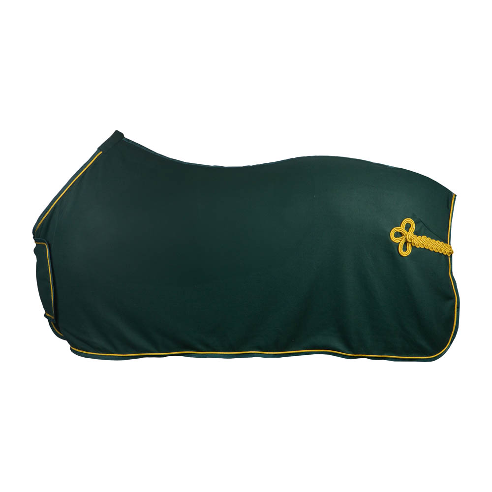 Horka Zweetdeken - met Ornament - 1.00 cm - Groen/Goud - 1.00 cm - 125/175 - 1.00 cm