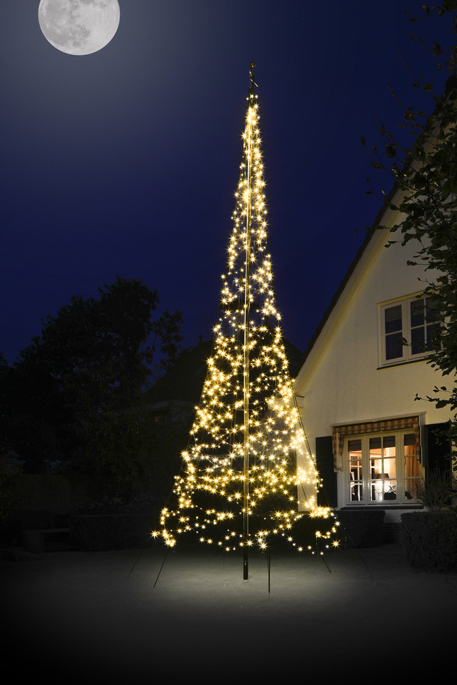 Fairybell 6 meter - Vlaggenmast kerstboom - 1050 - 600 cm - Warm wit Fairybell 6 meter - Vlaggenmast kerstboom - 1050 - 600 cm - Warm wit