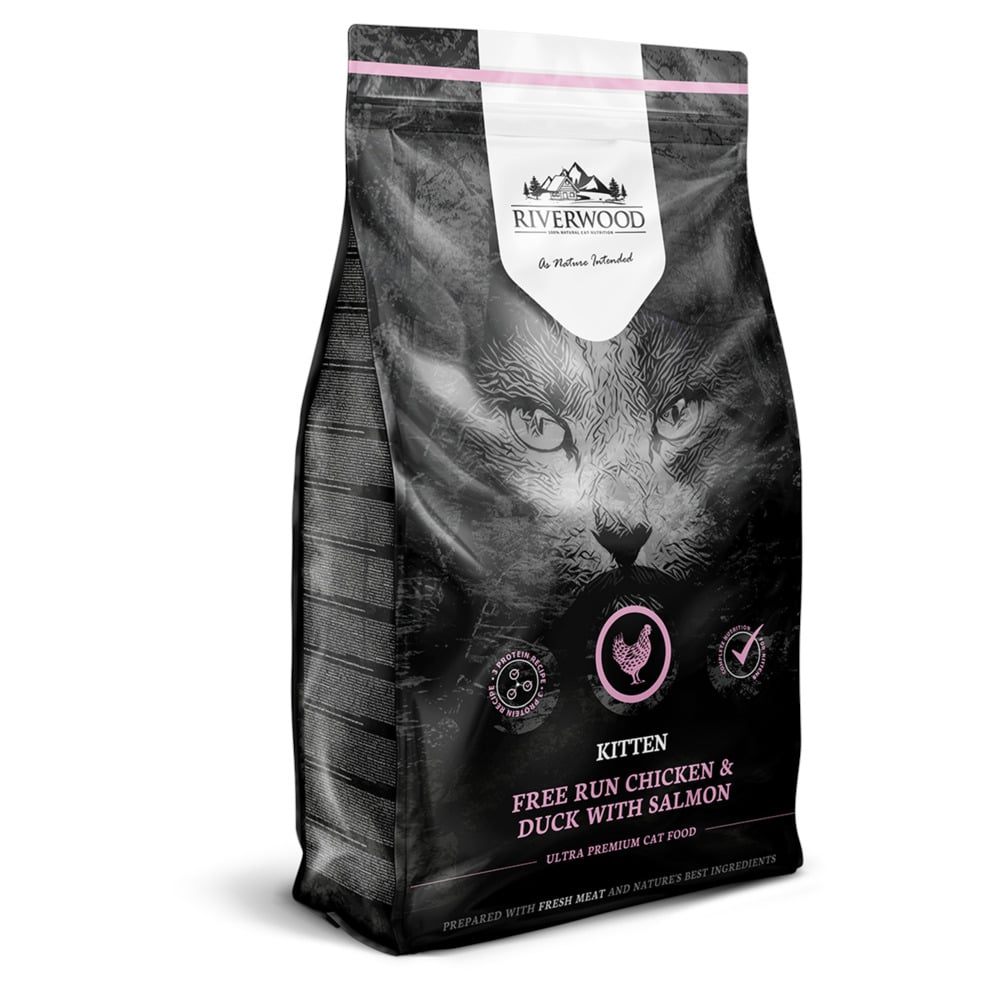 Riverwood Kitten - Kattenvoer - 2.00 - eend, zalm, kip