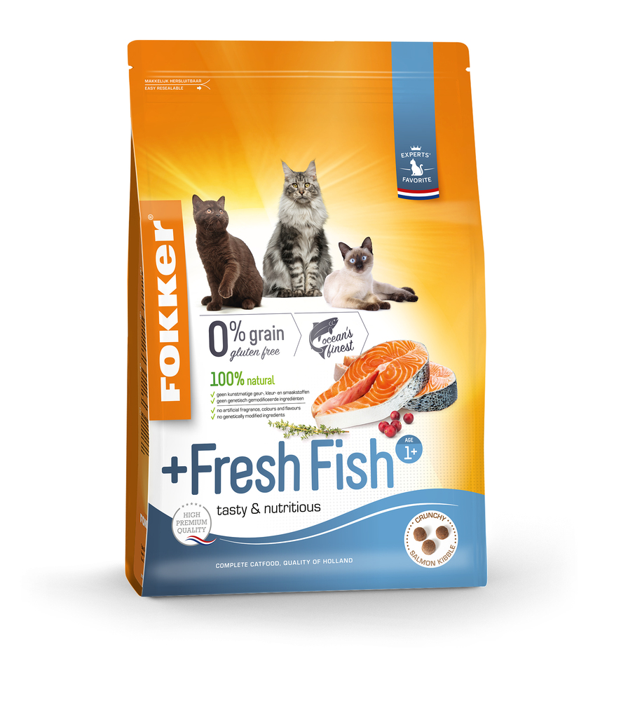 Fokker Fresh Fish - Kattenvoer - 7.00 - zalm