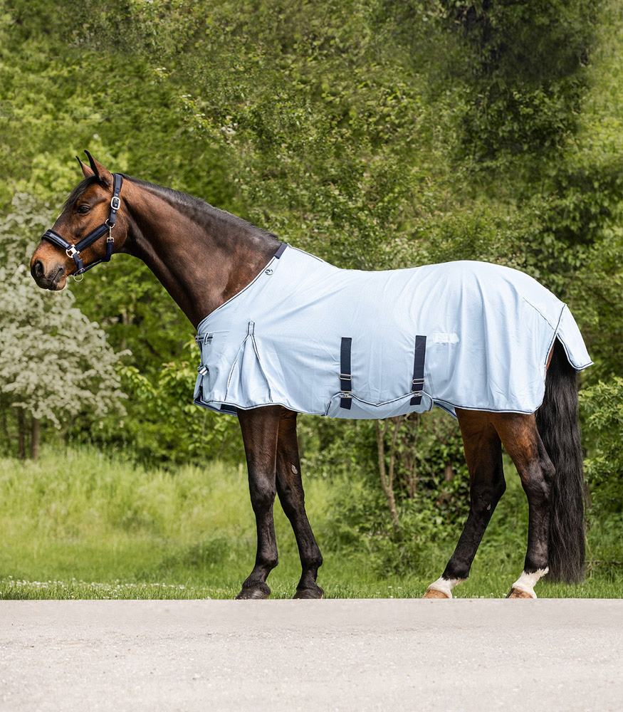 Waldhausen Pro - Vliegendeken - Paardendeken - 1.00 cm - Blauw - 1.00 cm - 135/185 - 1.00 cm